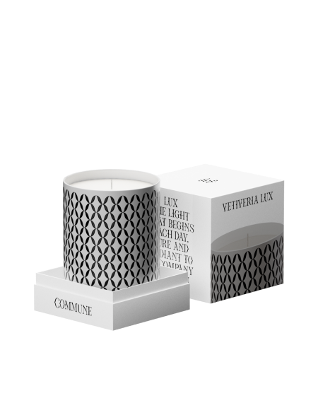 commune vetiveria candle luxury candle aluminium candle vessel