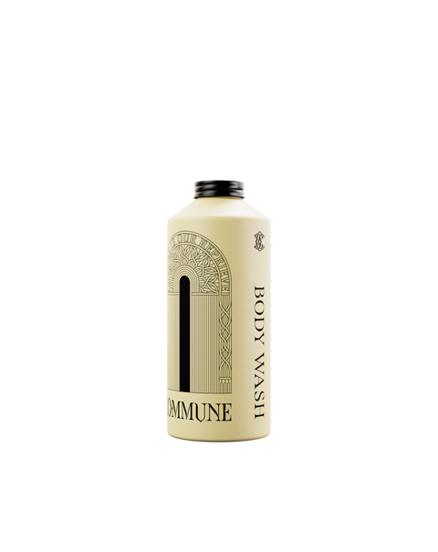 A bottle of Seymour Body Wash replenishment