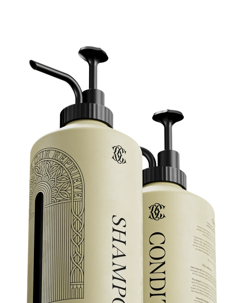 Seymour Hair Duo bottles with Shampoo and Conditioner 