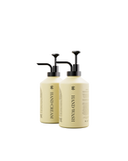 luxury gift luxury hand wash  luxury hand cream sustainable hand wash with pump natural fragrance hand wash and hand cream set