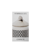 luxury scented candle nymphaea candle white candle natural beeswax candles sustainable candles soy wax candle