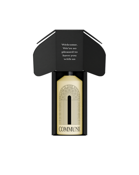 A bottle of Seymour Body Cream replenishment in a box