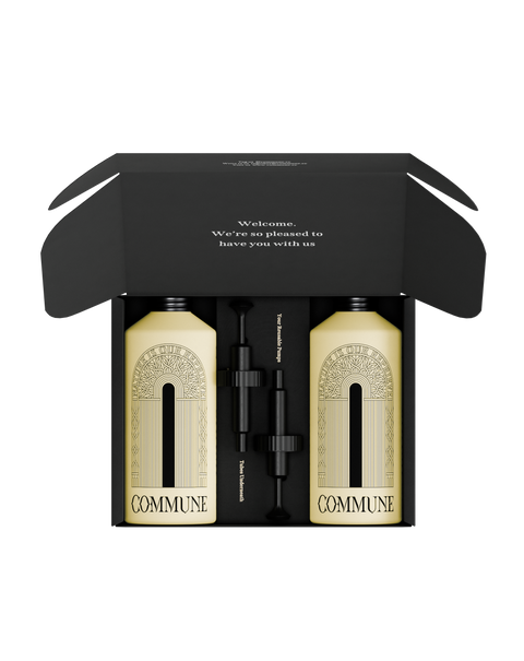 Seymour Hair Duo bottles with Shampoo and Conditioner box
