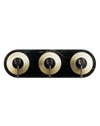 Triple Black Marble Tray